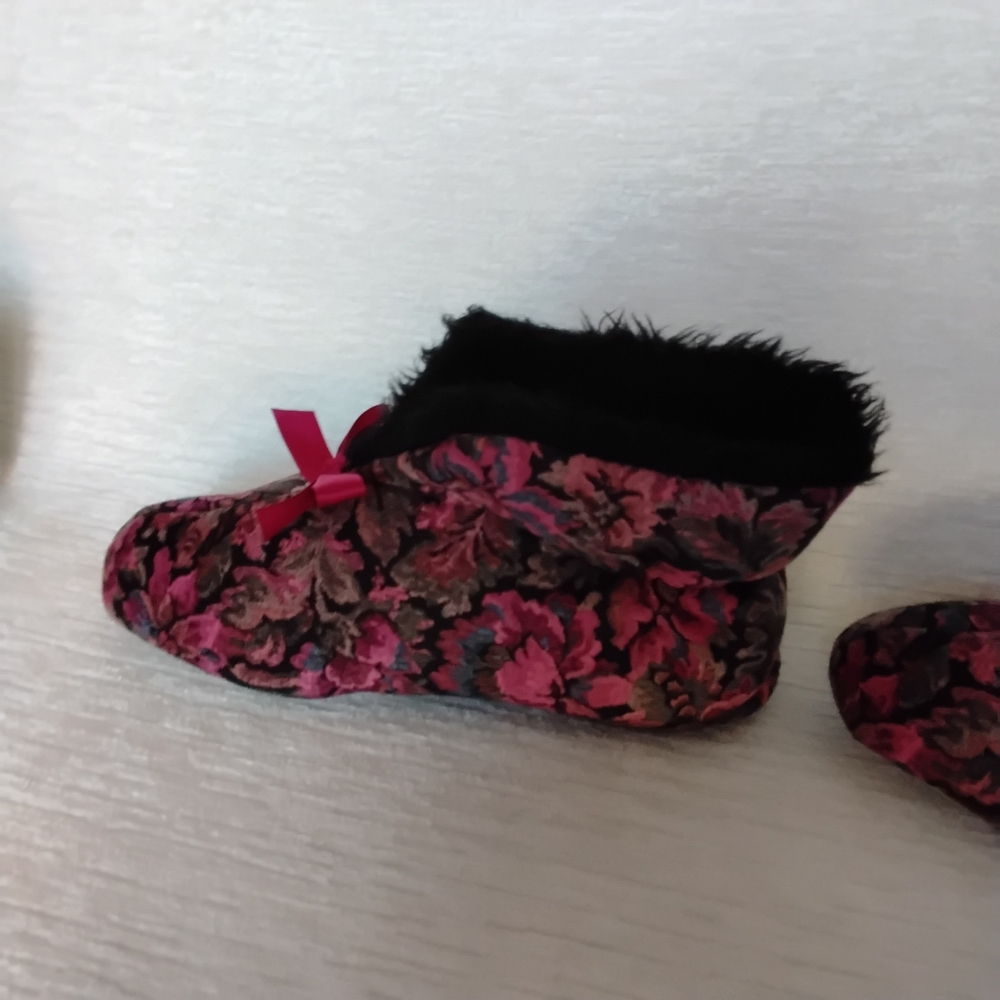 Women's 6.5 To 7.5 Ankle Booties Slippers Vintage - Picture 10 of 11